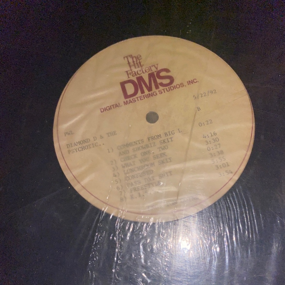 DIAMOND D & THE PSYCHOTIC Neurotics Stunt Blunts & Hip Hop Vinyl Acetate  Used - Picture 3 of 13